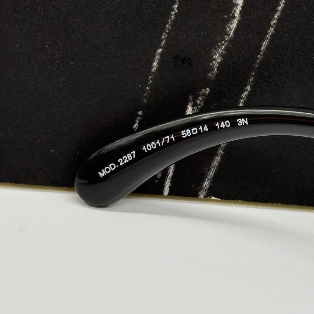 NEW VERSACE VE2287 100171 BLACK/GREEN SUNGLASSES VE2287 1001/71, MOD 2287 1001/7